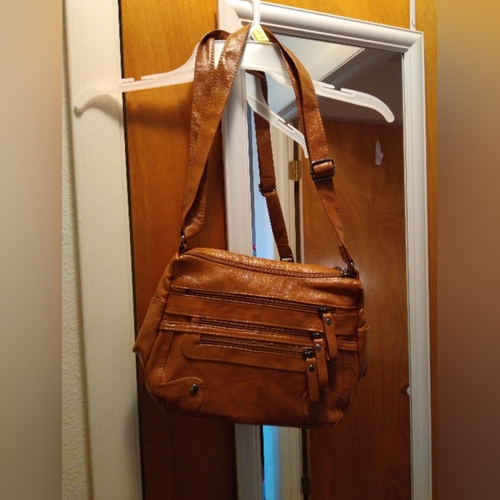 Tan Leather Men's Bag